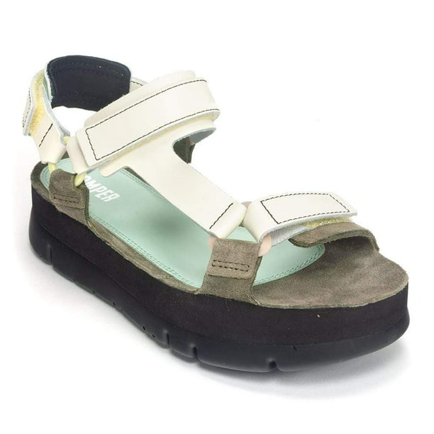 NEW Camper Men's 3 Stripe Open-Toe Modern Oruga Sandals Comfort Summer Shoes
